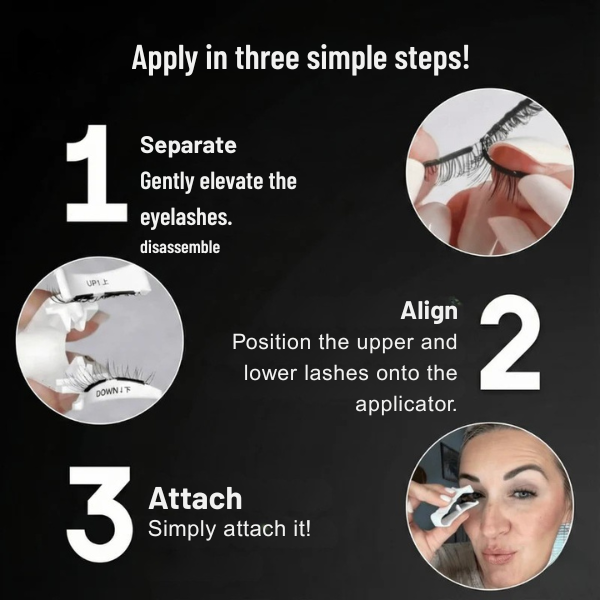 Magnetische Wimpern für perfekte Wimpern in Sekundenschnelle, ganz ohne Kleber – Lamylie