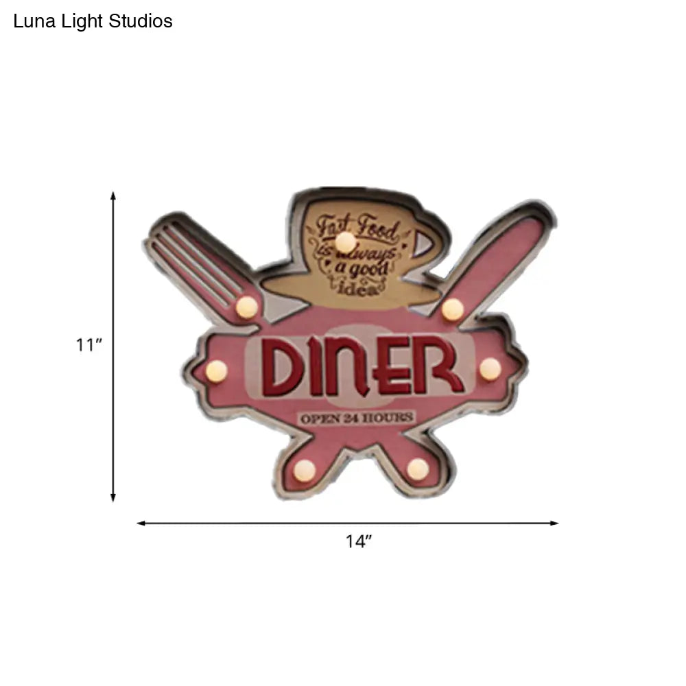 Lámpara de pared LED de montaje en superficie con alimentación por batería | Luz nocturna moderna de metal en negro, rosa-rojo y azul-amarillo - Lamylie
