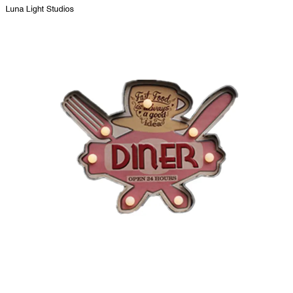 Lámpara de pared LED de montaje en superficie con alimentación por batería | Luz nocturna moderna de metal en negro, rosa-rojo y azul-amarillo - Lamylie