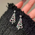 LumaBelle Christmas Earrings — Shine Bright All Season with Featherlight Festive Glam - Lamylie