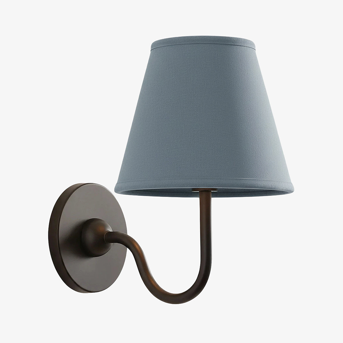 Wall Lamp with Pleated Fabric Shade | Classic Lighting for Bedroom and Living Room - Lamylie