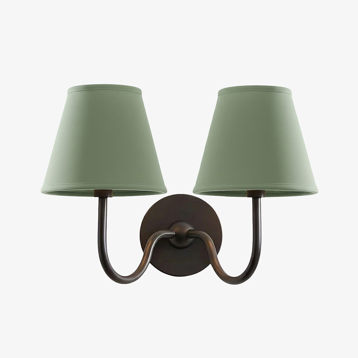 Wall Lamp with Pleated Fabric Shade | Classic Lighting for Bedroom and Living Room - Lamylie