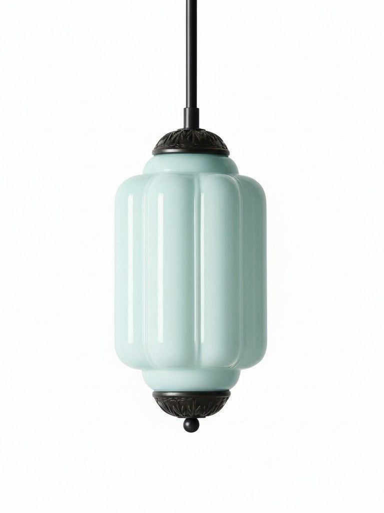 Vintage Glass Pendant Lamp with Nostalgic Look | Refined Lighting for Dining Room and Kitchen - Lamylie