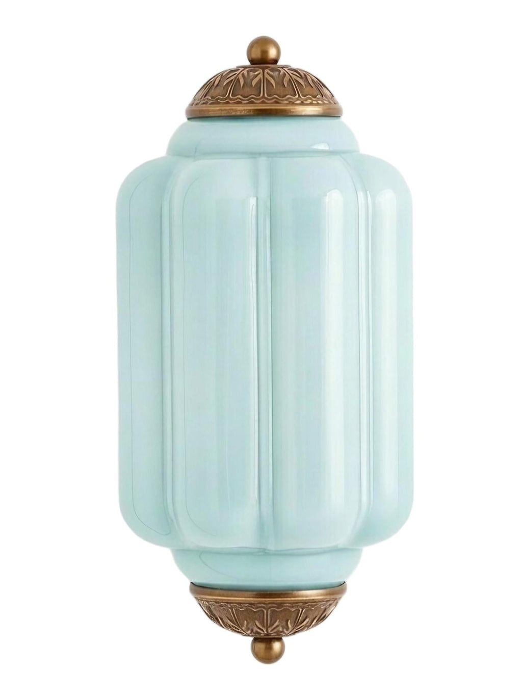 Milk Glass Wall Lamp for Bedroom Hall Scandinavian Style - Lamylie