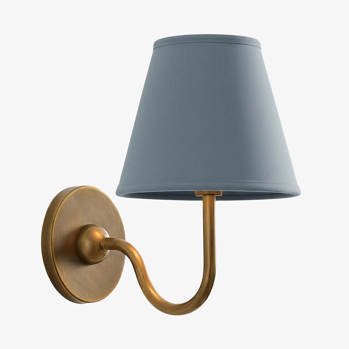 Wall Lamp with Pleated Fabric Shade | Classic Lighting for Bedroom and Living Room - Lamylie