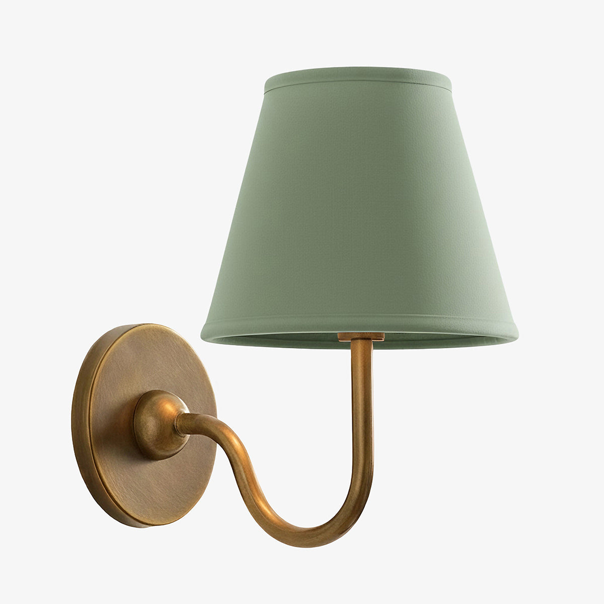 Wall Lamp with Pleated Fabric Shade | Classic Lighting for Bedroom and Living Room - Lamylie