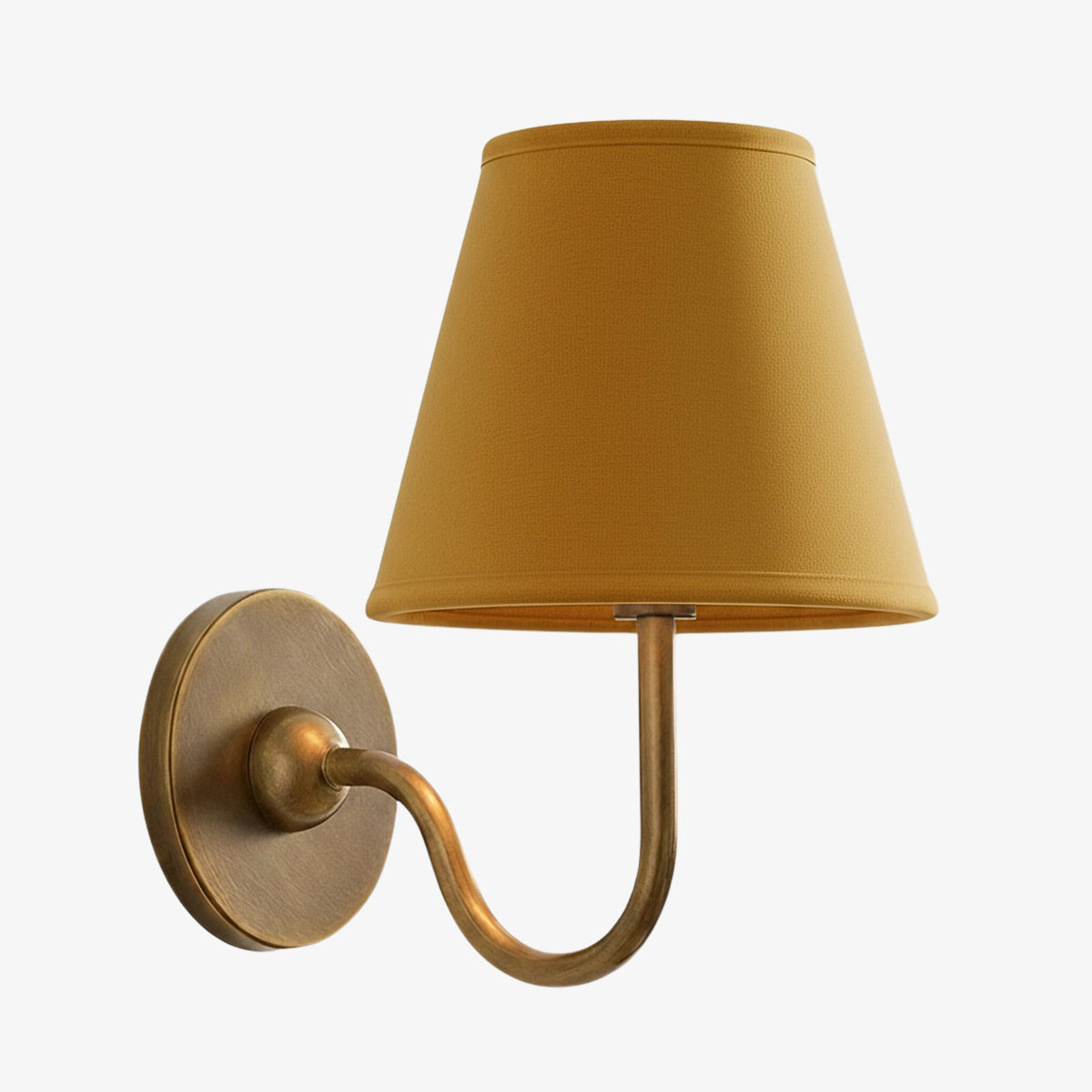 Wall Lamp with Pleated Fabric Shade | Classic Lighting for Bedroom and Living Room - Lamylie