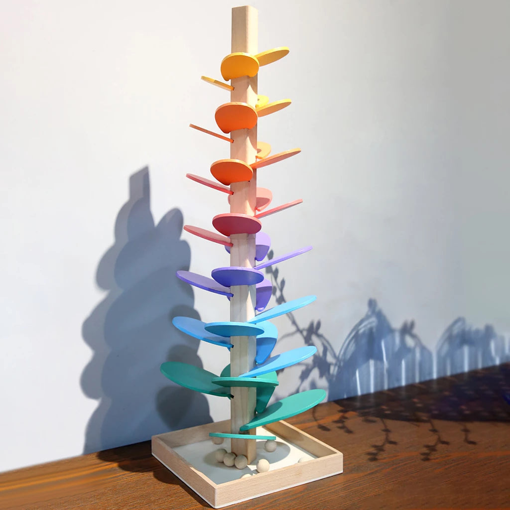 Montessori Ball Rain – Colorful Sound Play Activity - Lamylie