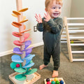 Montessori Ball Rain – Colorful Sound Play Activity - Lamylie