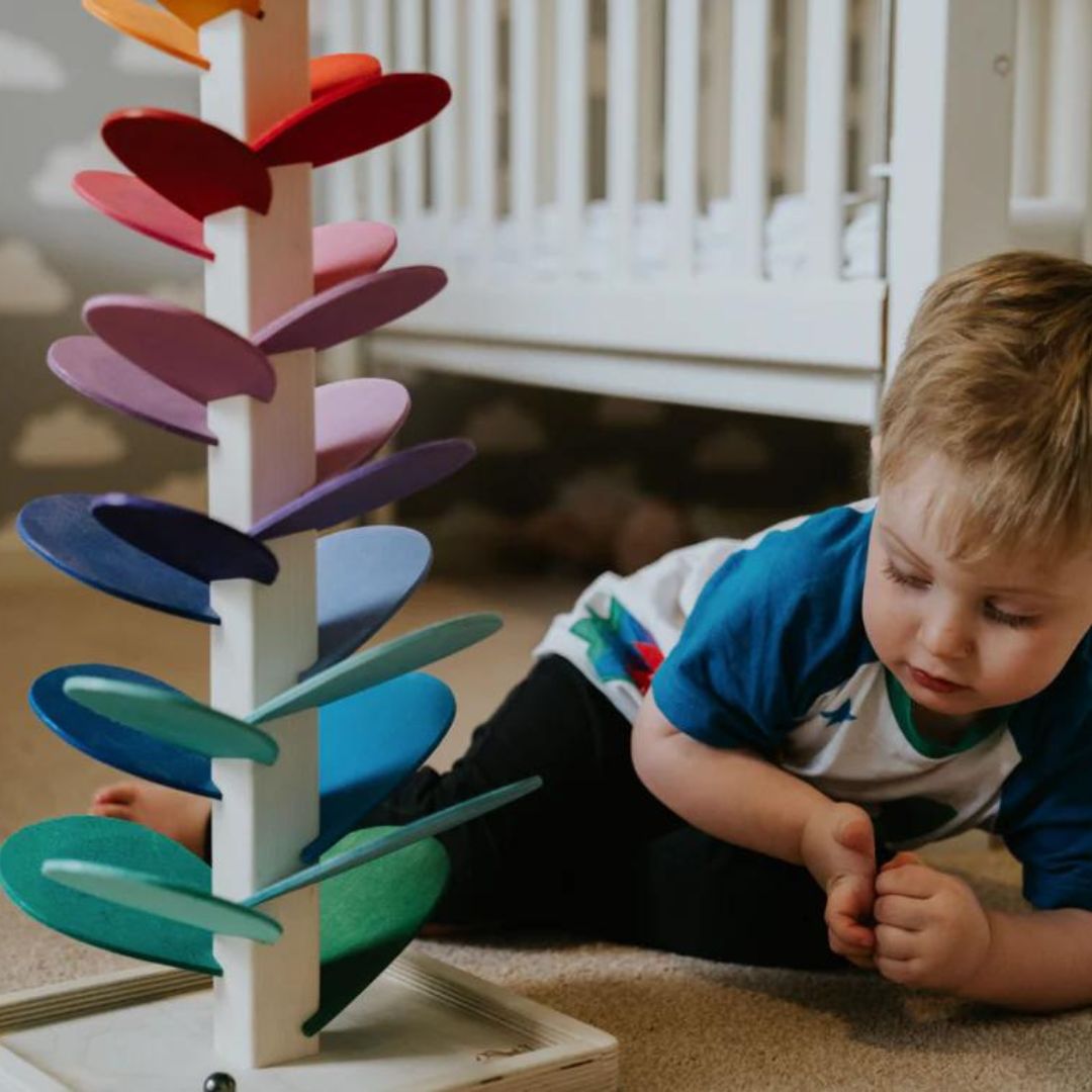 Montessori Ball Rain – Colorful Sound Play Activity - Lamylie