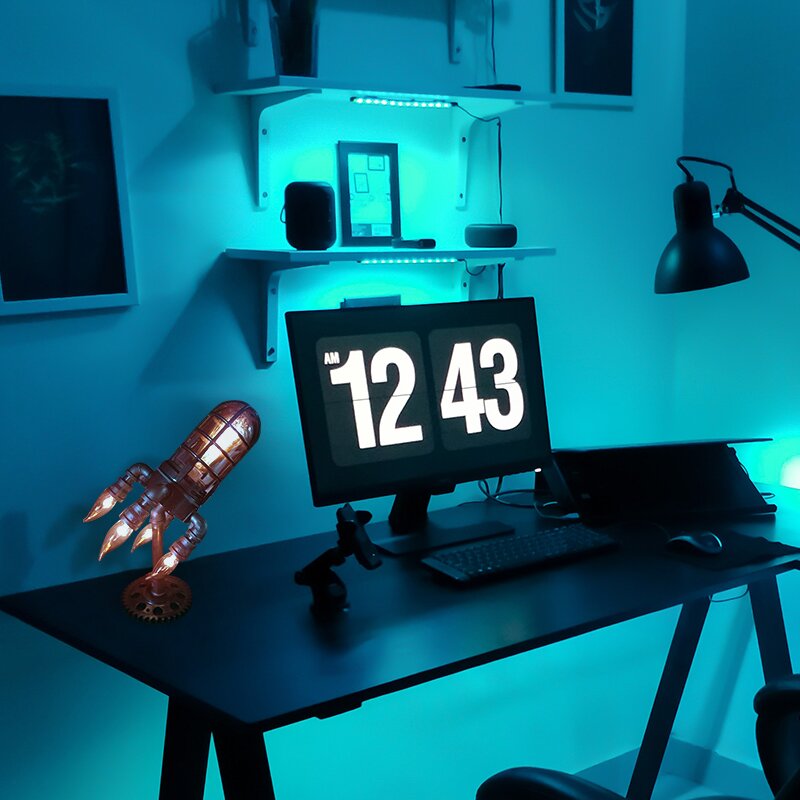 Steam Punk Rocket Lamp - Lamylie