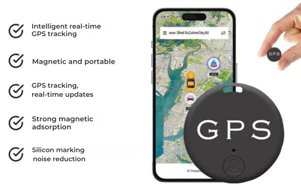GPS Locator | Magnetic Mount | Live Tracking Through App | SafeTrack - Lamylie