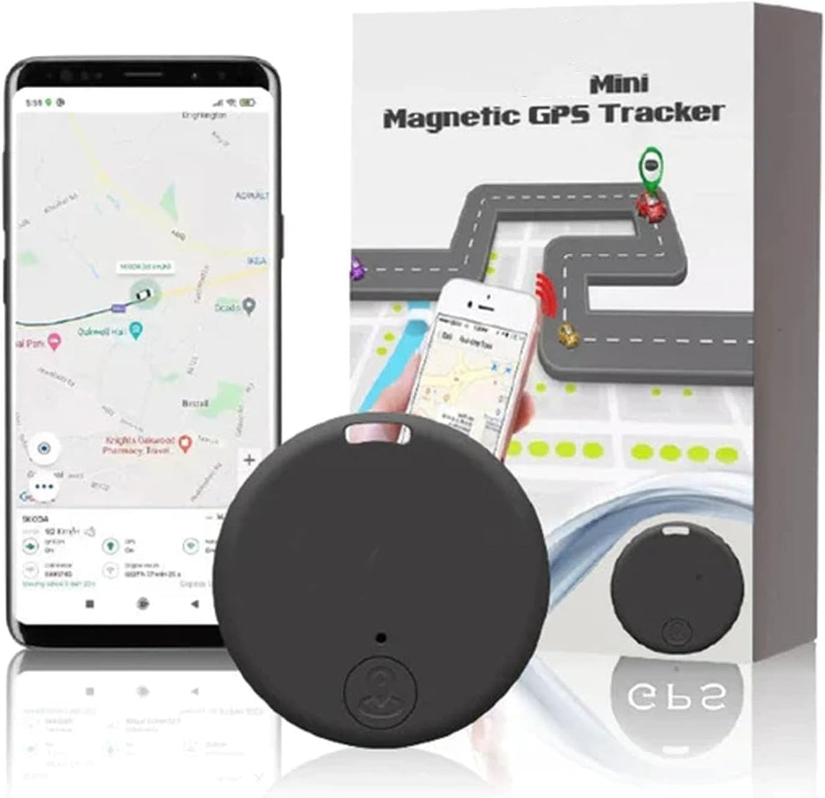 GPS Locator | Magnetic Mount | Live Tracking Through App | SafeTrack - Lamylie