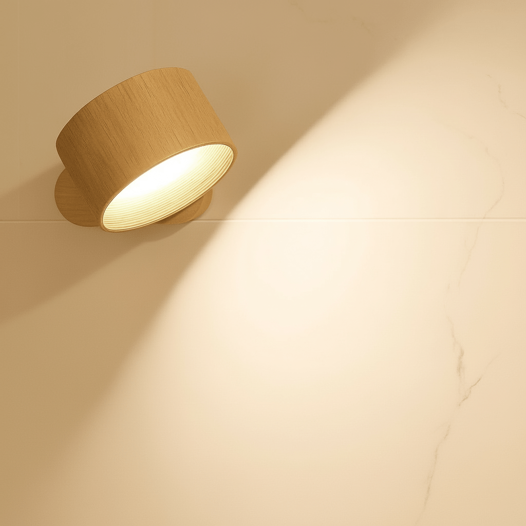 Wiederaufladbare LED-Wandleuchte mit verstellbarem Kopf - Lamylie
