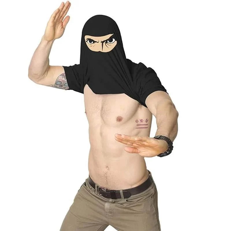 T-shirt métamorphose masque ninja – Design ShadowNinja – Lamylie