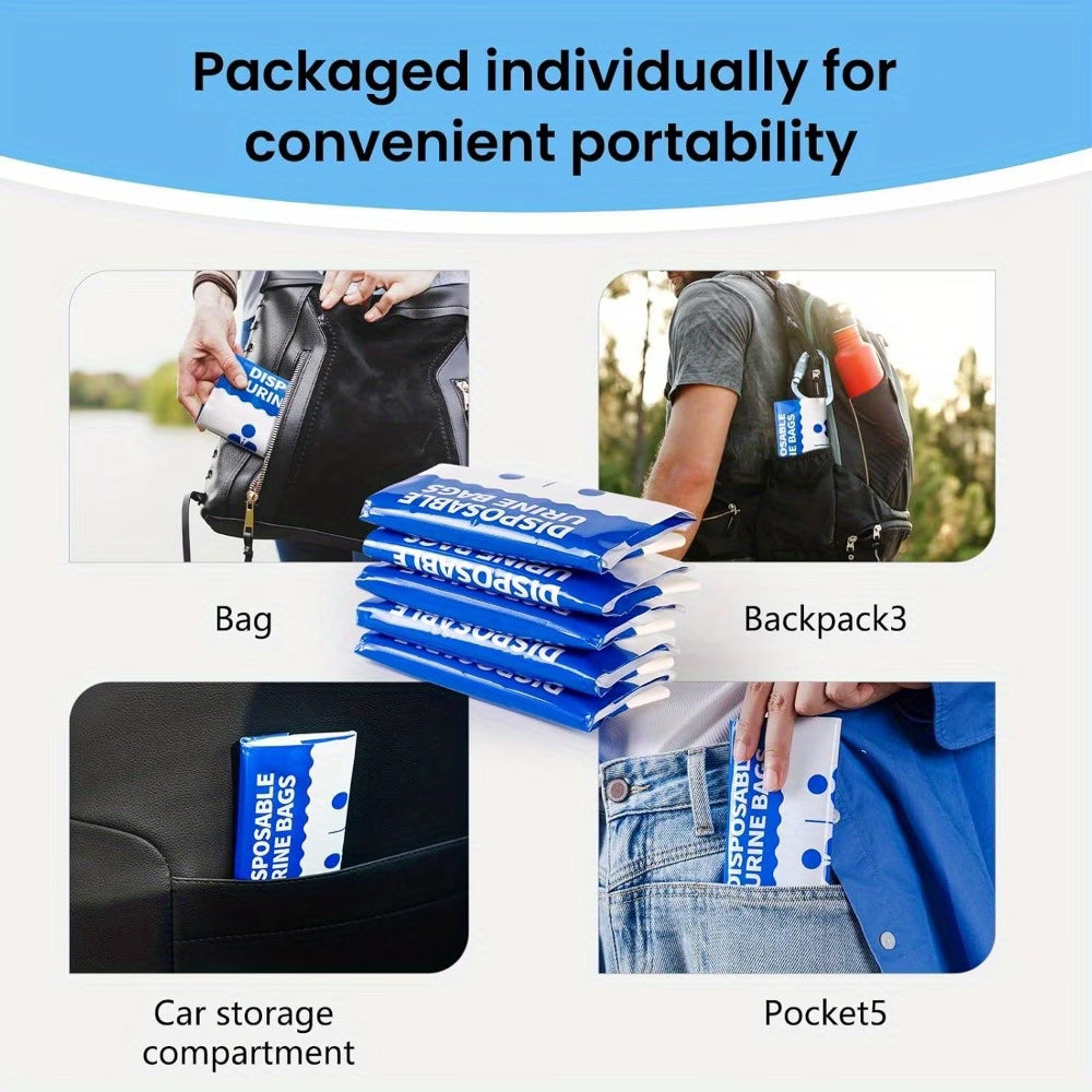 Sacos descartáveis para urina de 800 ml para o carro e viagens - Lamylie
