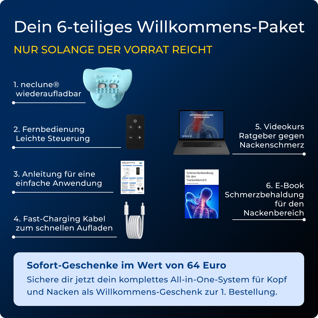 Gerät zur Nackenentlastung – Lindert Nackenverspannungen und Schmerzen in 15 Minuten – Lamylie