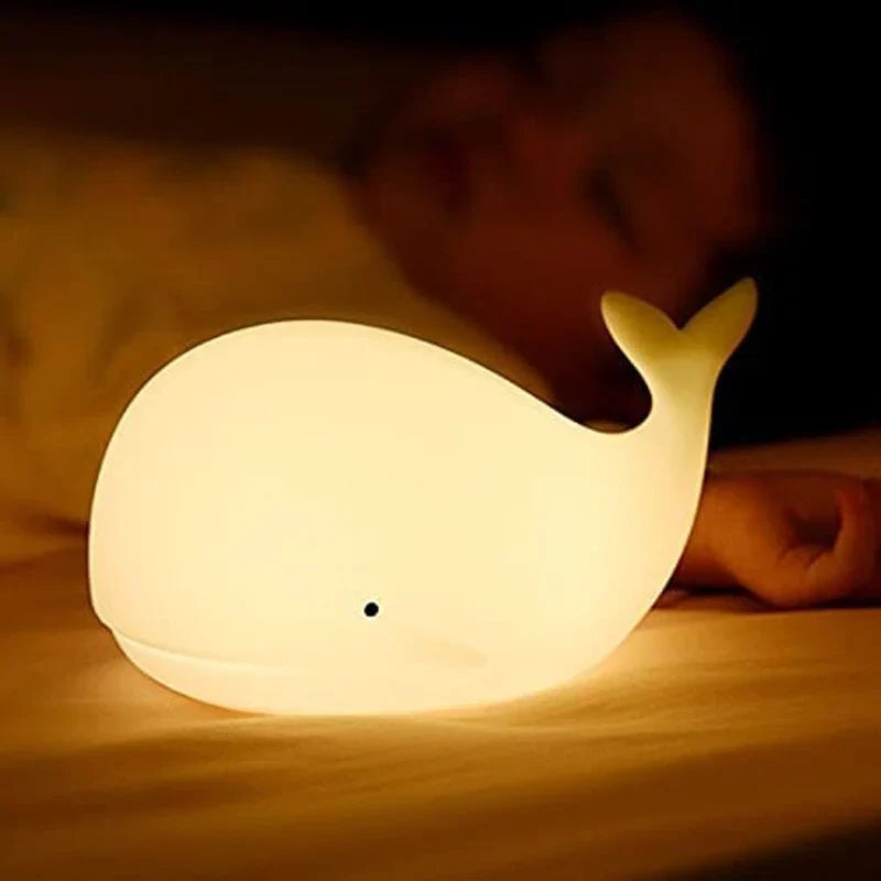 Wall Night Lamp with Color-Shifting LED – Touch Sensor, USB Powered - Lamylie