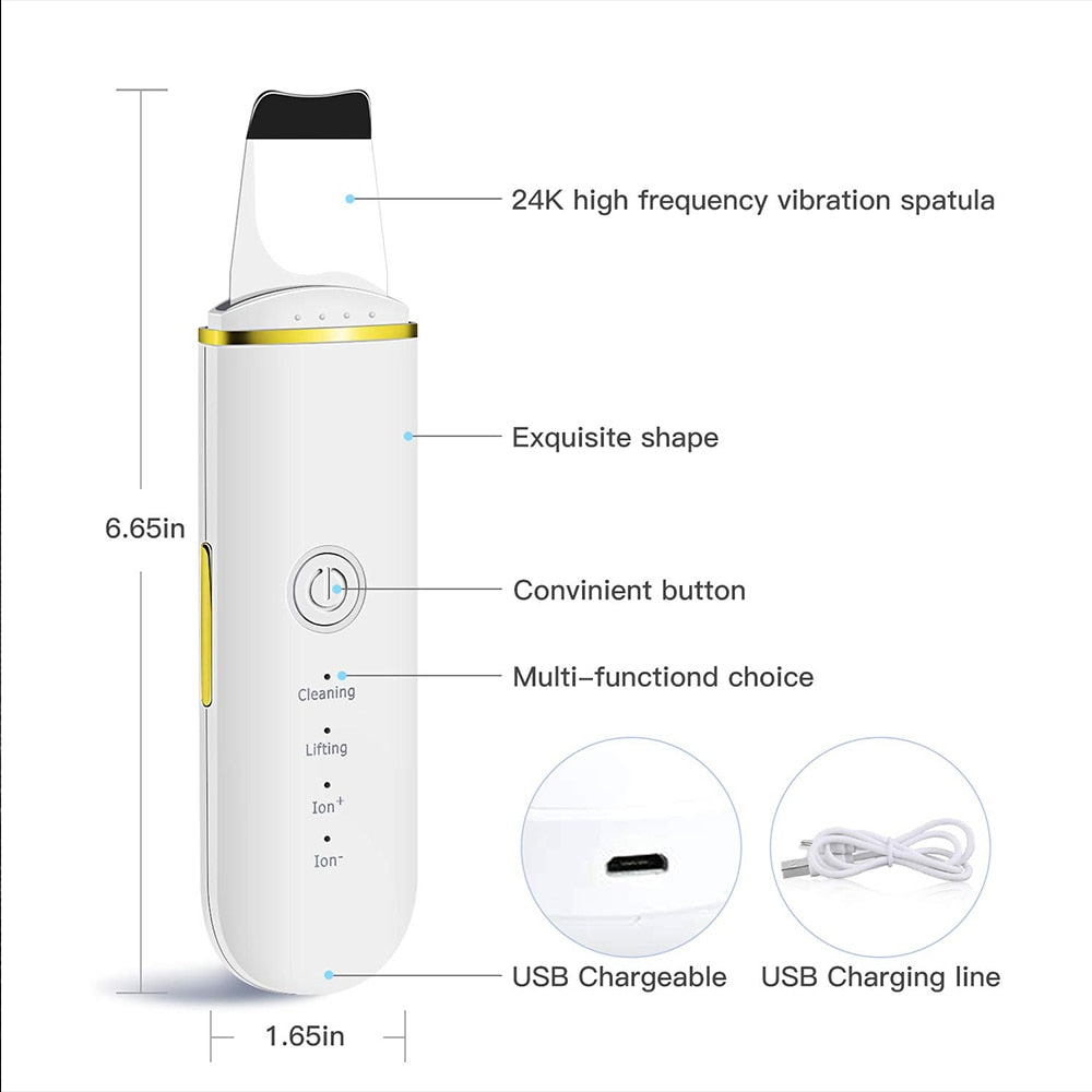 SkinPulse - Professional Ultrasonic Skin Cleansing - Lamylie