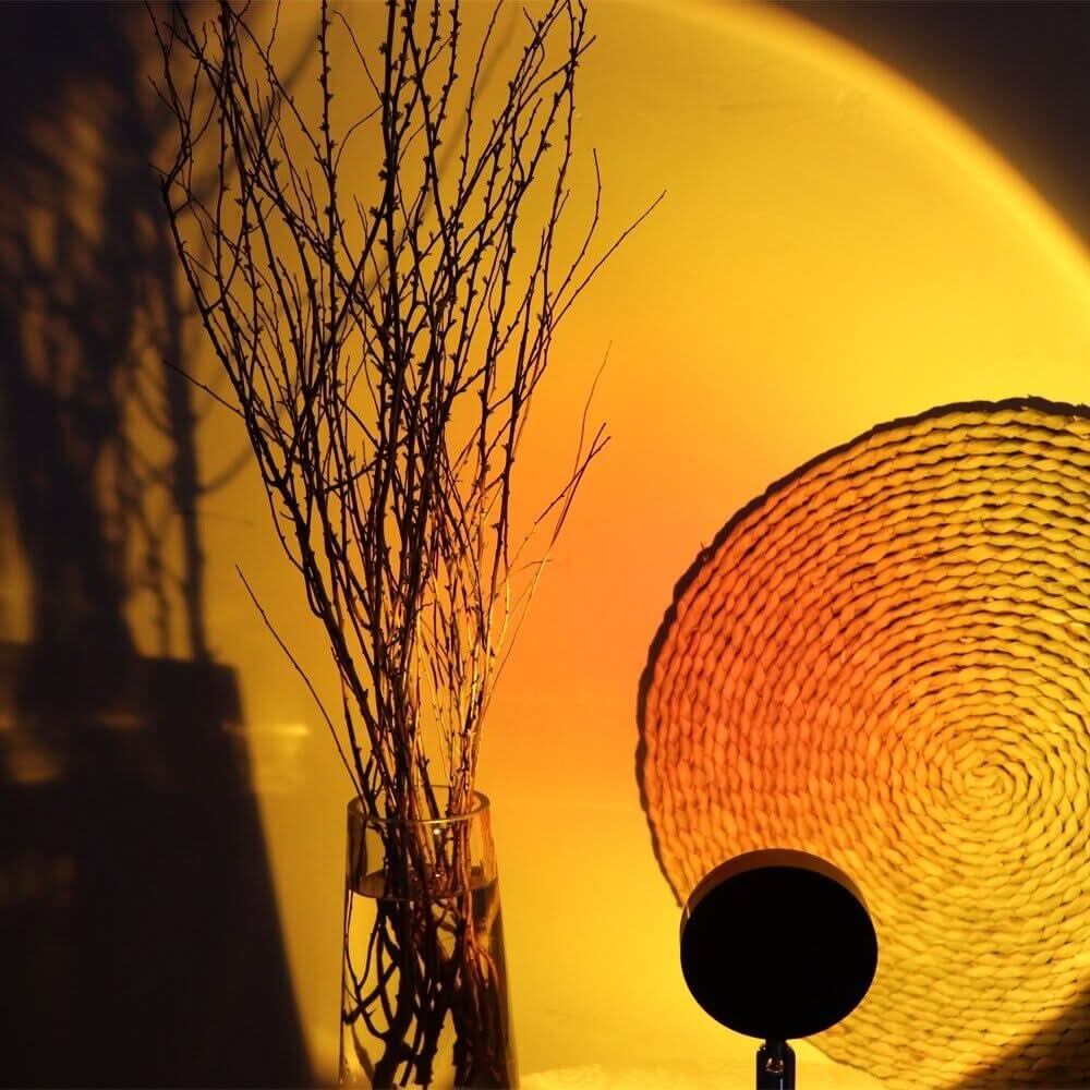 Sonnenuntergangs-Projektionslampe – 16 Farboptionen, 180° schwenkbarer Kopf - Lamylie