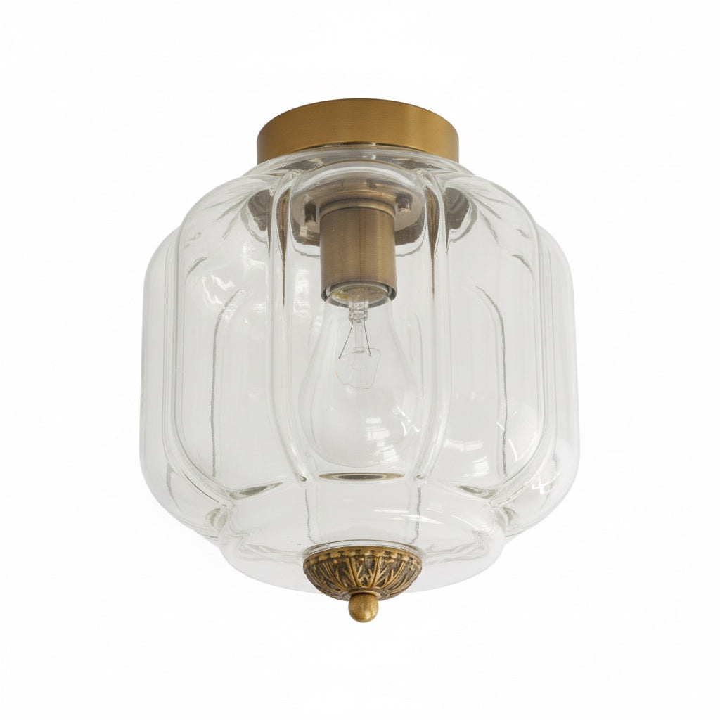Ceiling Lamp Milk Glass Shade Modern Lighting Scandinavian Style Living Room Dining Room Bedroom Flush Mount - Lamylie
