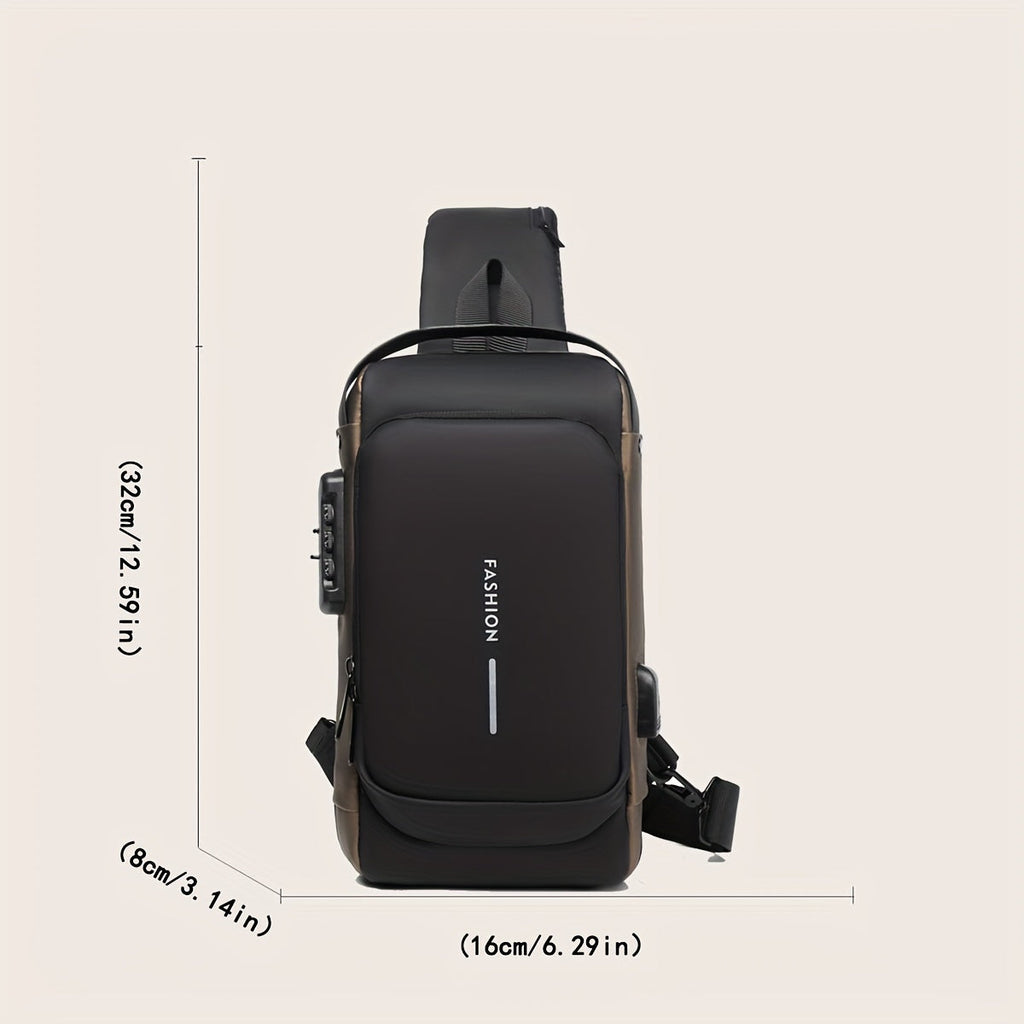 Securegear diebstahlsichere Umhängetasche – klassisches minimalistisches Design