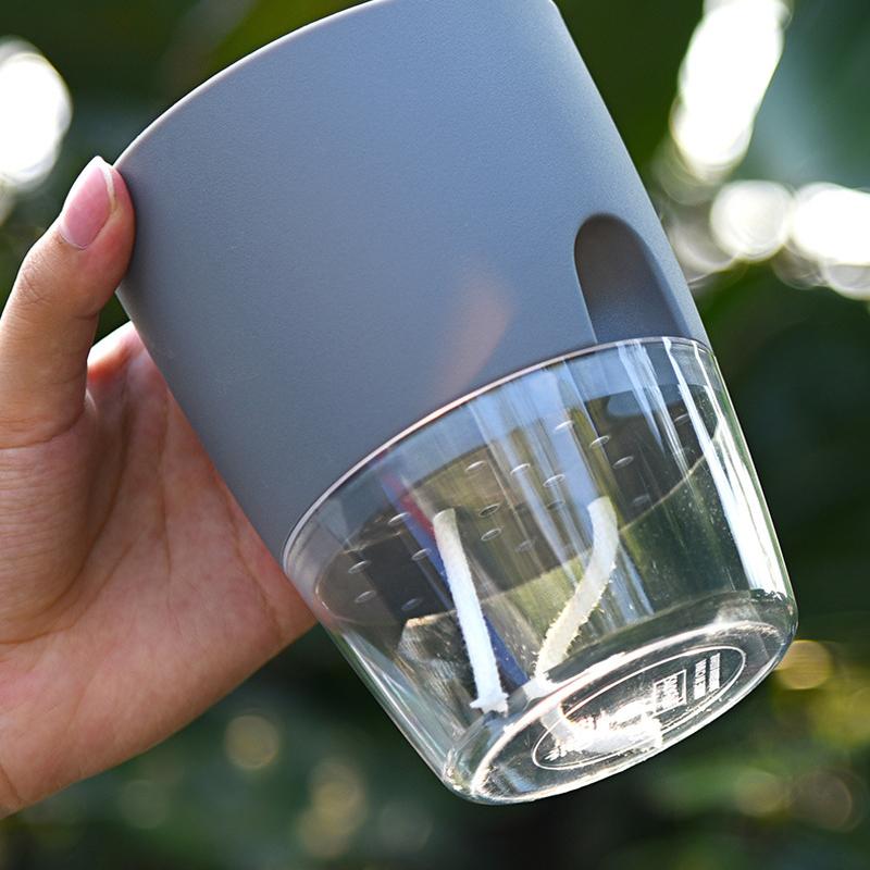 Flower Planter | Self-Irrigating | Clean Watering System | AquaWick - Lamylie