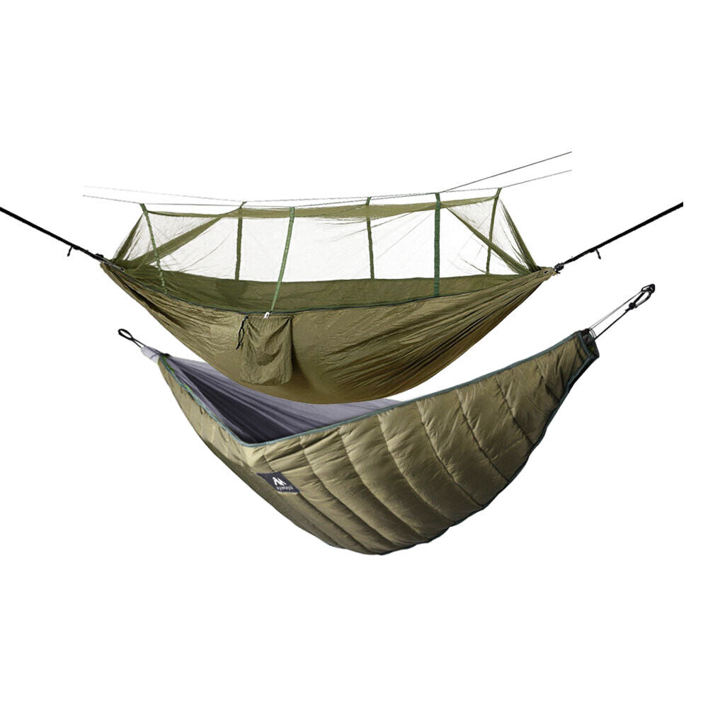 Hammock for Camping with Mosquito Net and Rainfly Choices - Lamylie