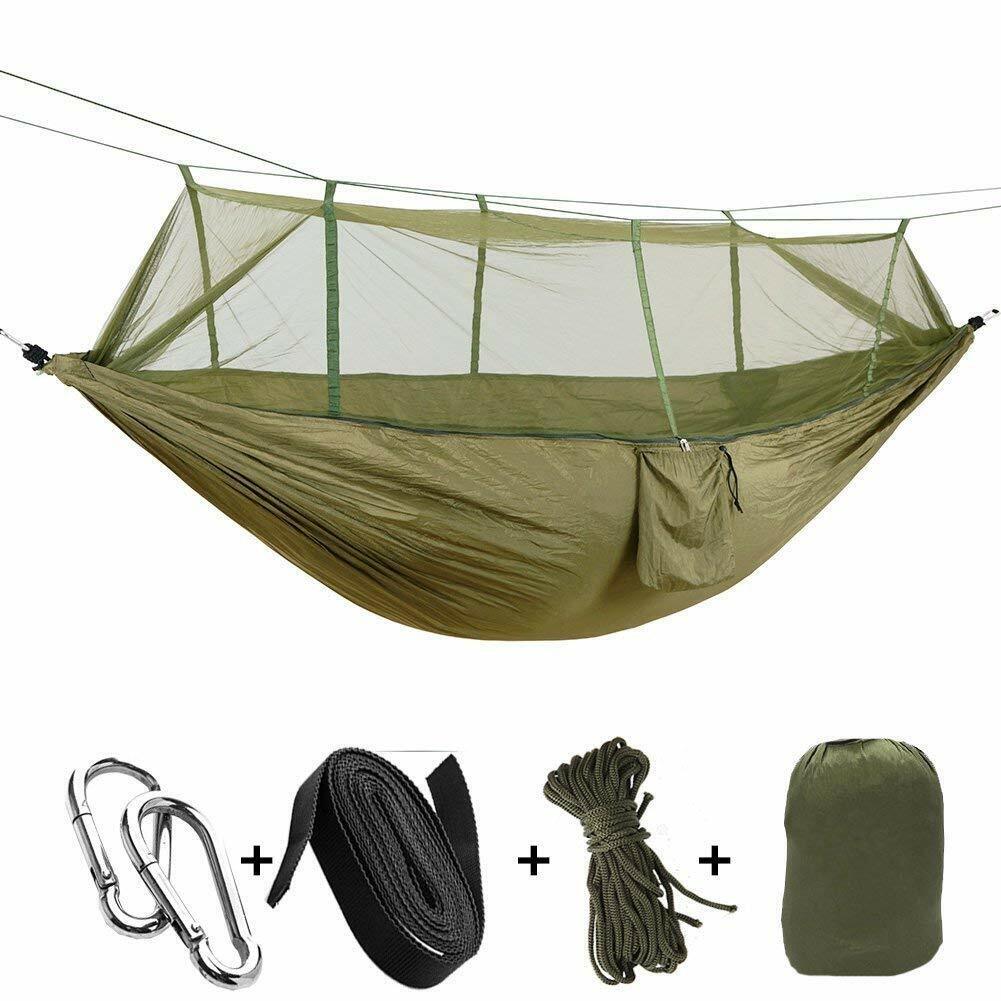 Hammock for Camping with Mosquito Net and Rainfly Choices - Lamylie