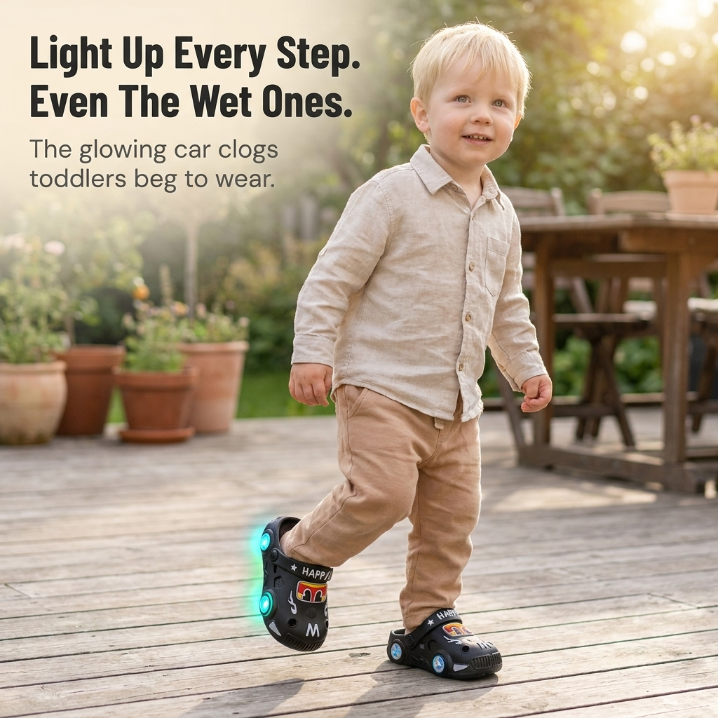 LumoSprints — Light Up Every Step & Grip Wet Floors Toddlers Usually Slip On - Lamylie