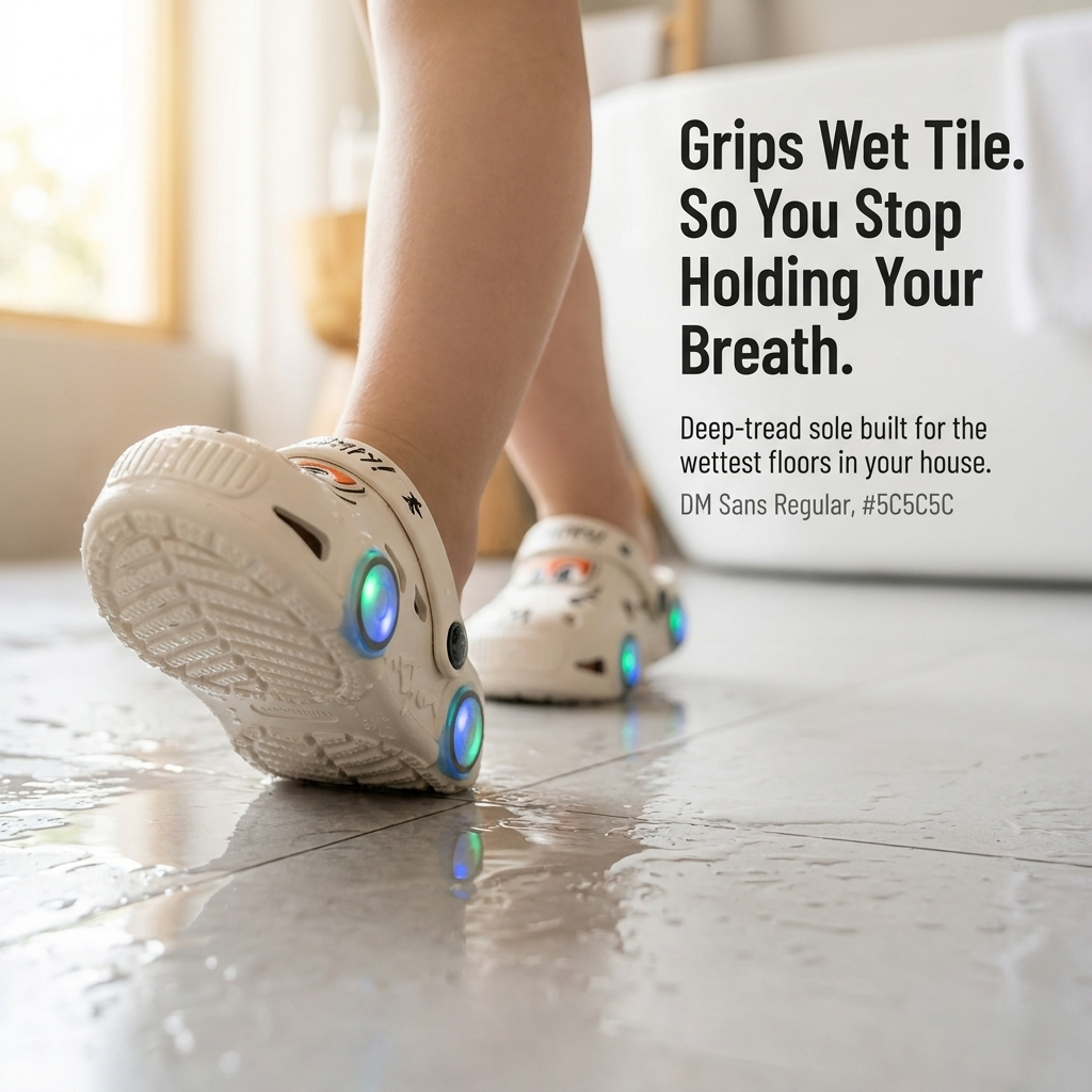 LumoSprints — Light Up Every Step & Grip Wet Floors Toddlers Usually Slip On - Lamylie