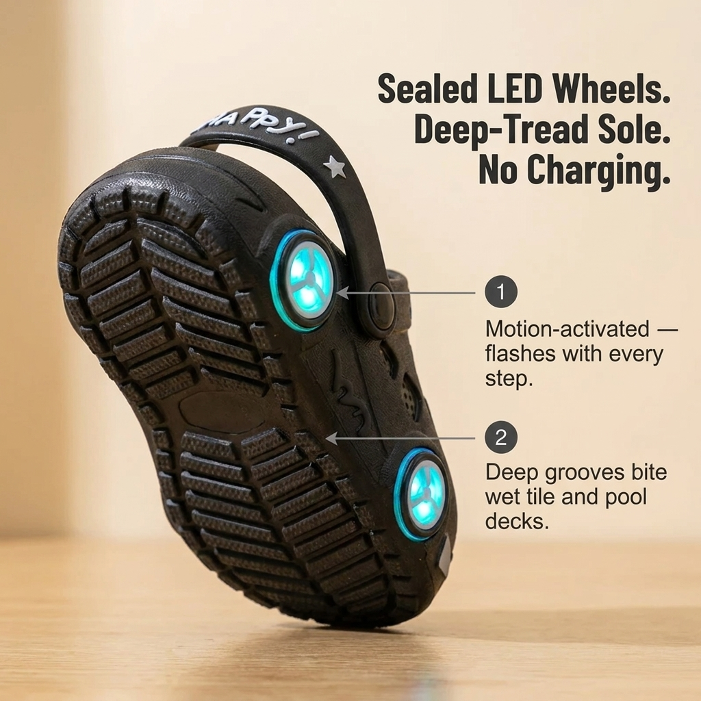 LumoSprints — Light Up Every Step & Grip Wet Floors Toddlers Usually Slip On - Lamylie