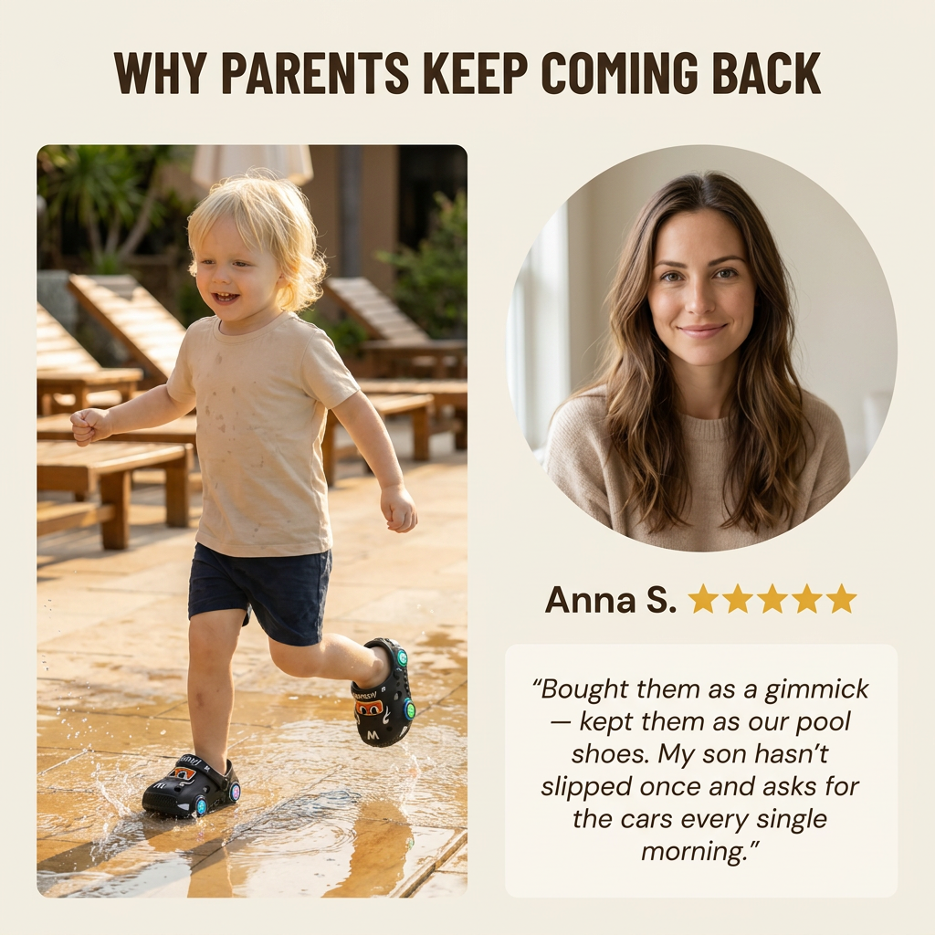 LumoSprints — Light Up Every Step & Grip Wet Floors Toddlers Usually Slip On - Lamylie