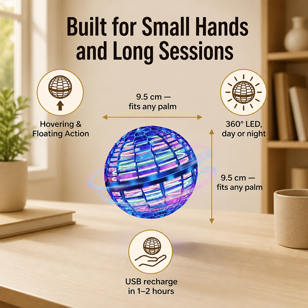 LumaSphere — Hover, Glide, and Catch the Ball That Hooks Kids in Minutes - Lamylie
