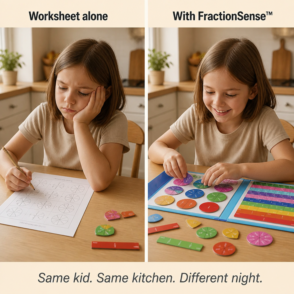 FractionSense — Make Fractions Finally Click With Magnetic Pieces Kids Actually Move - Lamylie