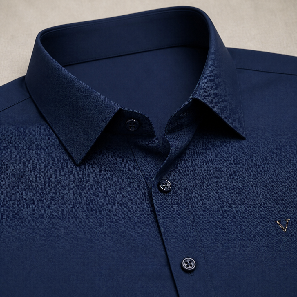 Maxon – Wrinkle-Free Stretch Short-Sleeve Button-Down Shirt - Lamylie