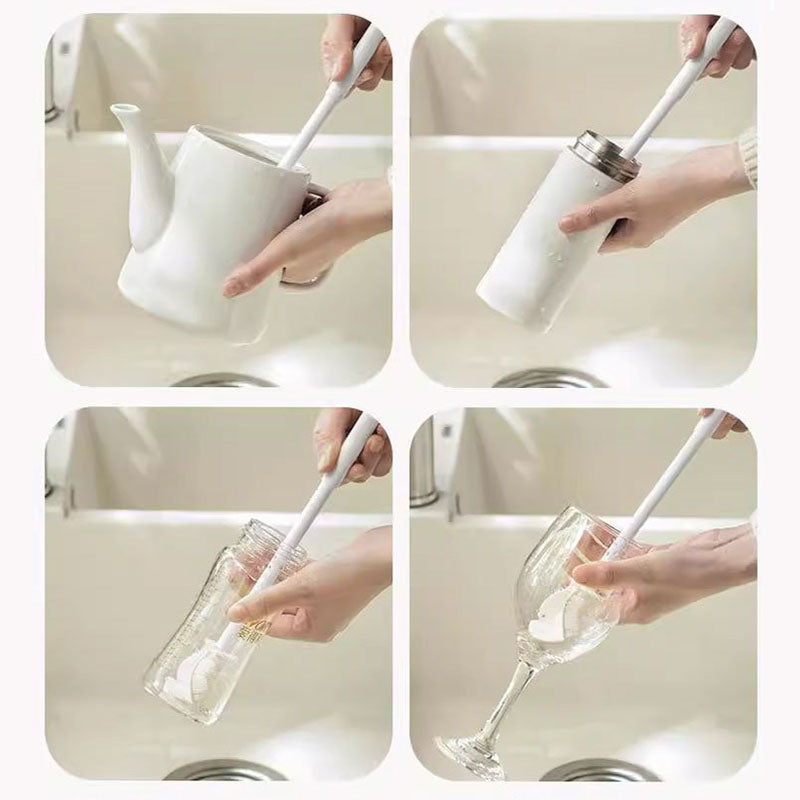 Spazzola per la pulizia | Manico lungo | Setole morbide | CupClean - Lamylie