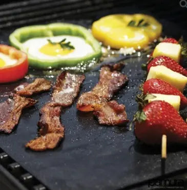 Non-Stick BBQ Mat | Easy Clean Grilling | Ideal for Meat, Fish, and Veggies | GrillClean - Lamylie