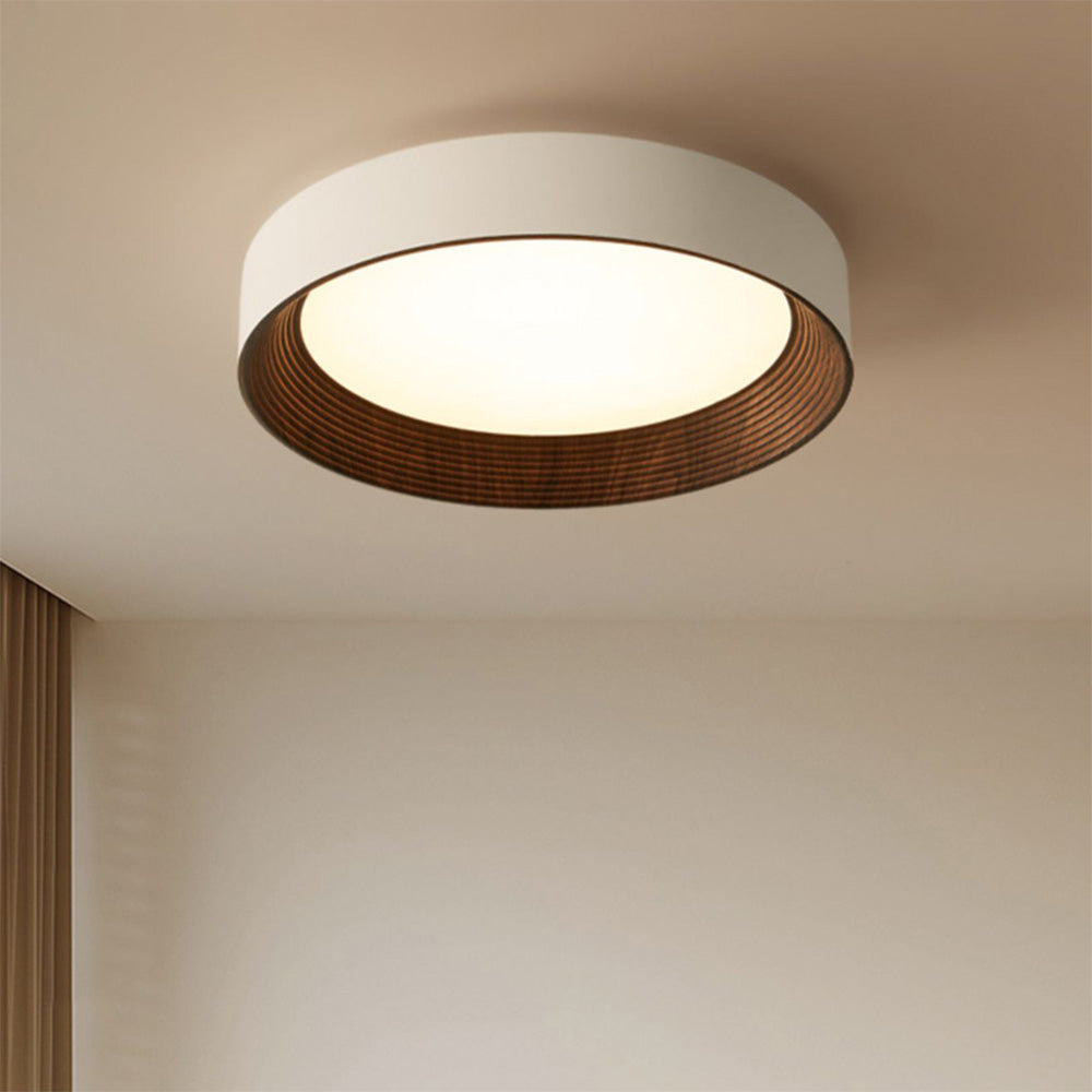 Minimalist Round Low-Profile Ceiling Lamp Bedroom Ceiling Lighting LED - Lamylie