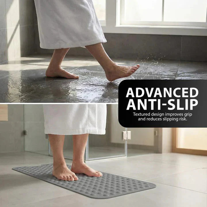 Rutschfeste Badematte | Erhabene Struktur | Schneller Wasserabfluss | SafeStep – Lamylie