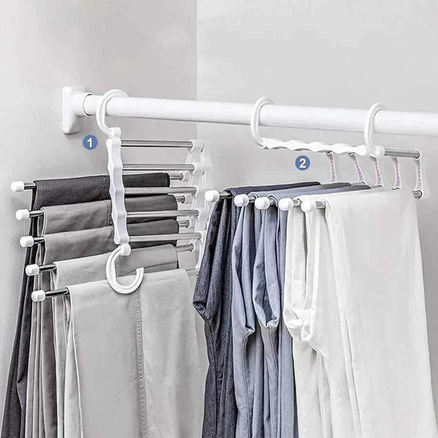 Grucce | Massimo risparmio di spazio | Sistema di grucce multiple pieghevoli | FlexRack - Lamylie