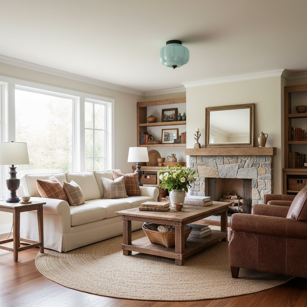 Ceiling Lamp Milk Glass Shade Modern Lighting Scandinavian Style Living Room Dining Room Bedroom Flush Mount - Lamylie