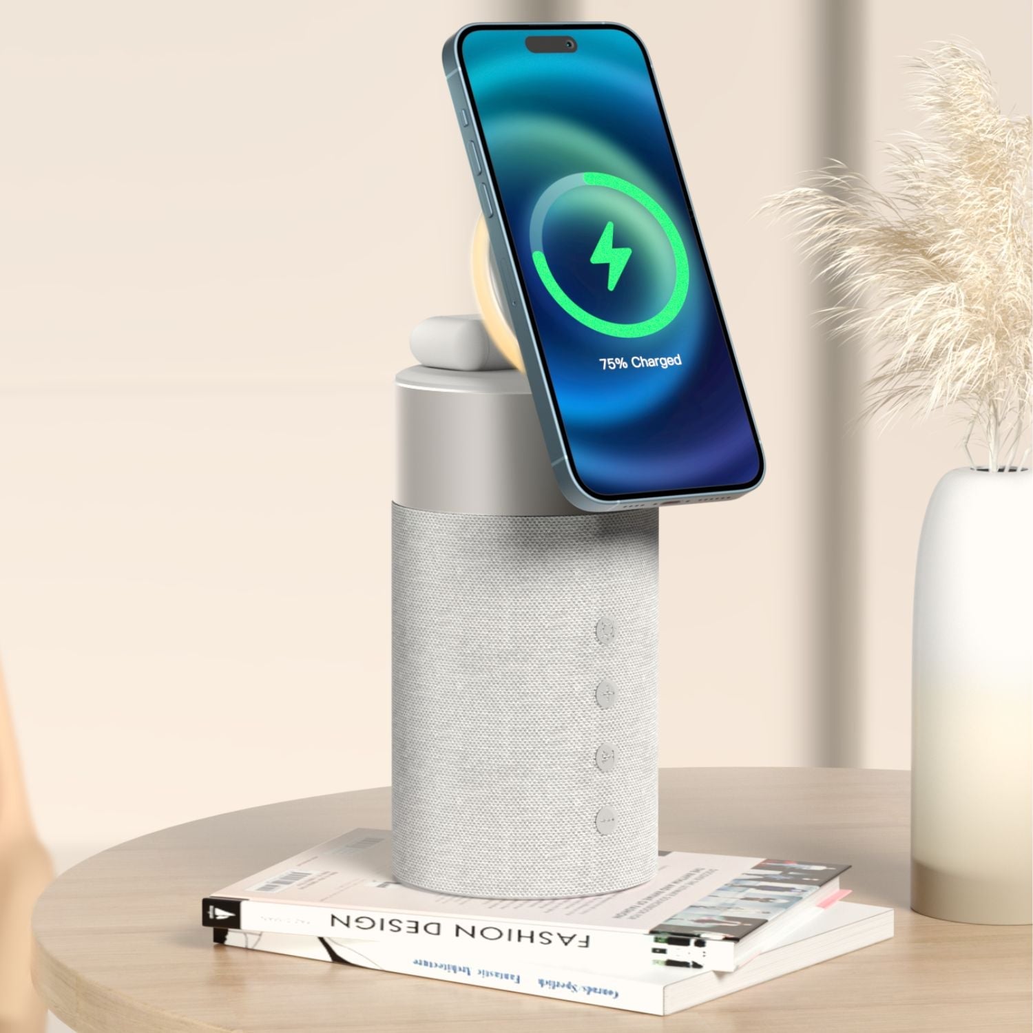 Wireless Speaker with Charging Function | 3-in-1 Bluetooth Speaker, MagSafe Power Bank & Ambient Lighting - Lamylie