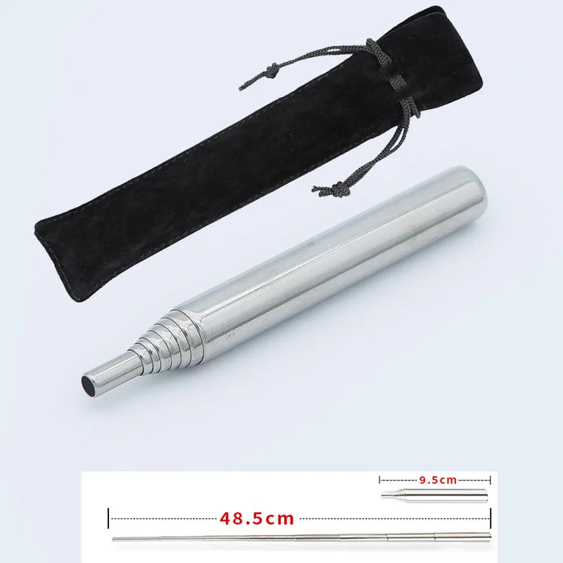 Camping Fire Blower - Collapsible Stainless Steel Pipe - Lamylie