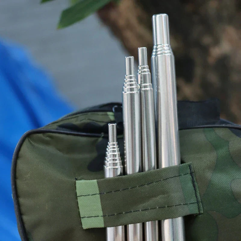 Camping Fire Blower - Collapsible Stainless Steel Pipe - Lamylie