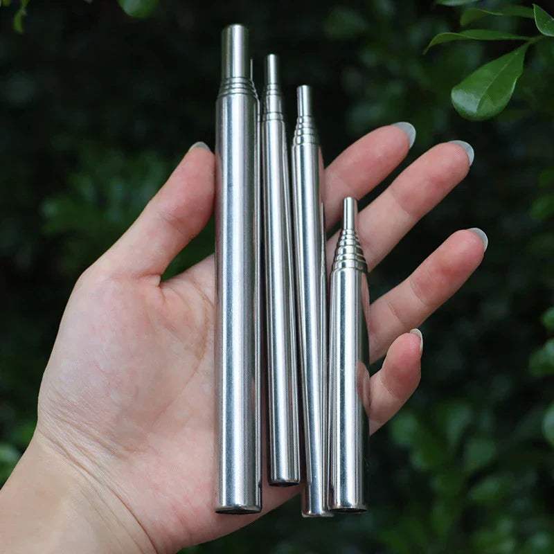 Camping Fire Blower - Collapsible Stainless Steel Pipe - Lamylie