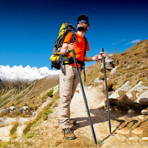 Multifunktionaler Trekkingstock als Outdoor-Überlebenswerkzeug für taktische Anwendungen - Lamylie