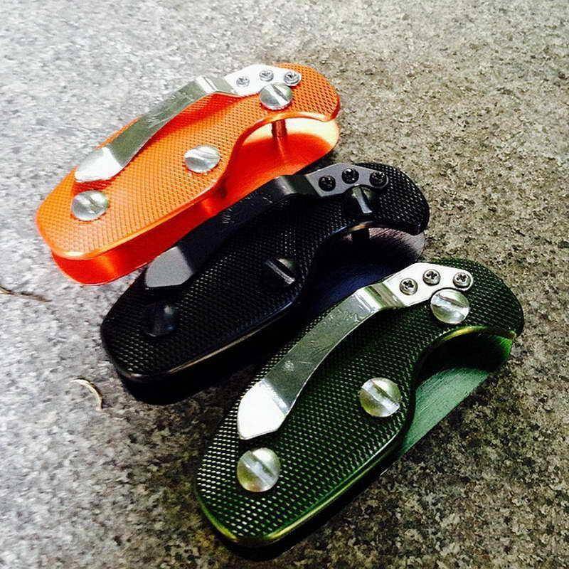 Lightweight Folding Keychain Organizer in Compact Aluminum - Lamylie