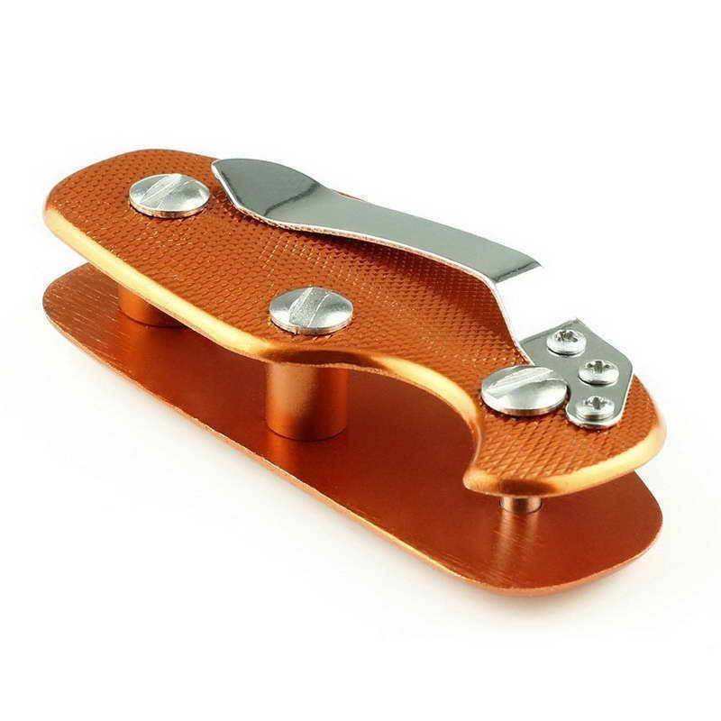 Lightweight Folding Keychain Organizer in Compact Aluminum - Lamylie