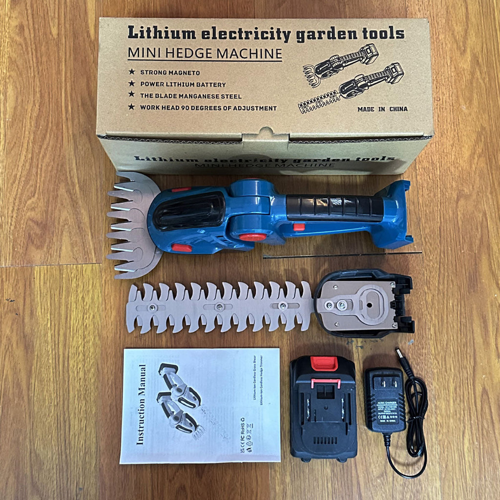 Compact Battery-Powered Hedge Trimmer - Lamylie